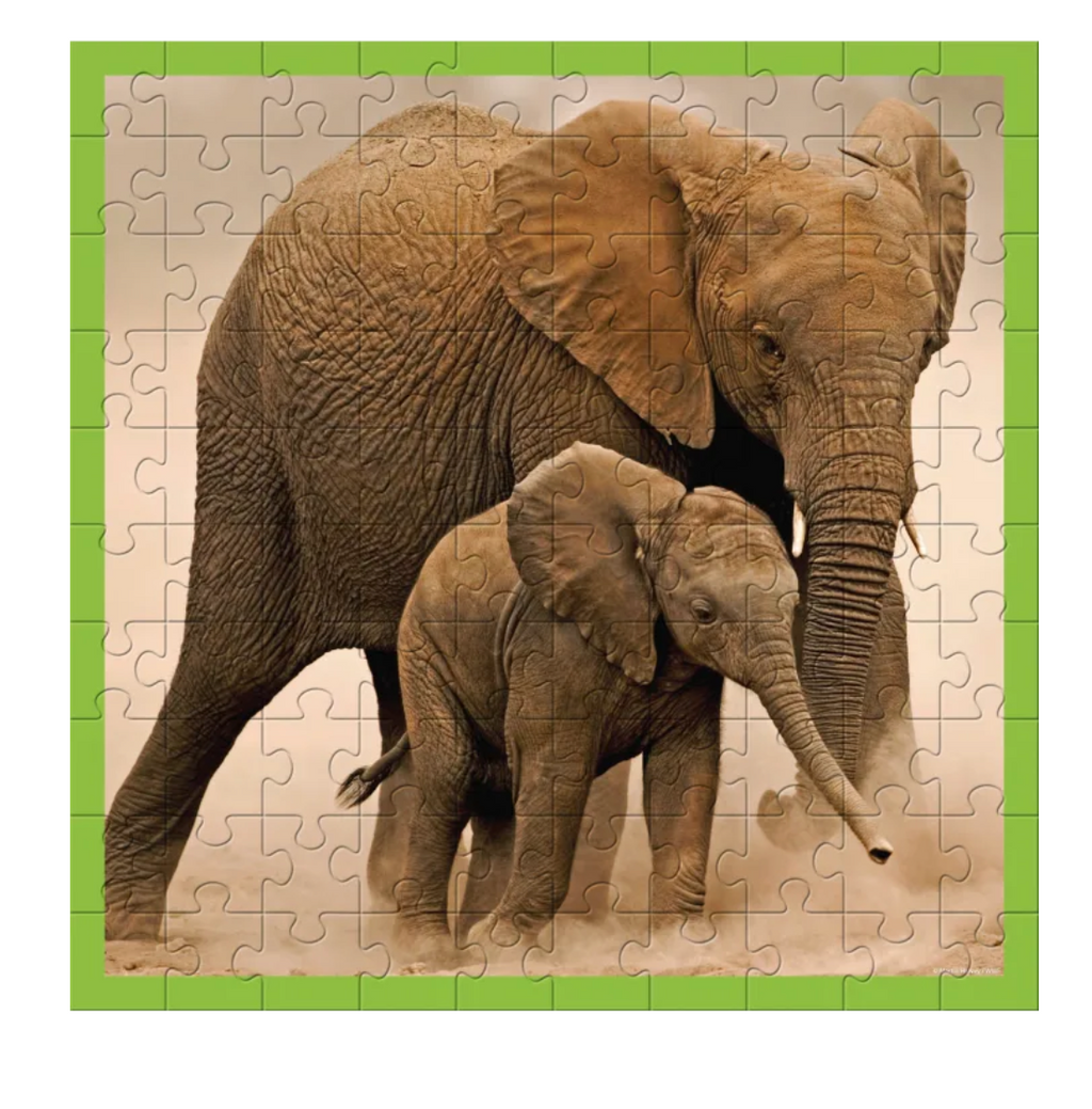 WWF Puzzle Elefanten