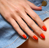 Nail color Red Coral 