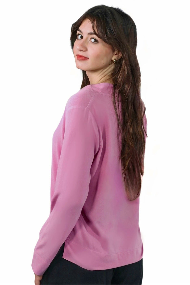 nachhaltige Bluse EcoVero Rose