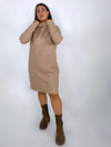 Kleid Waffel Camel BIO-Baumwolle