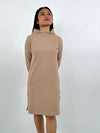 Kleid Waffel Camel BIO-Baumwolle