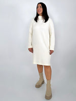 Kleid Waffel Creme BIO-Baumwolle