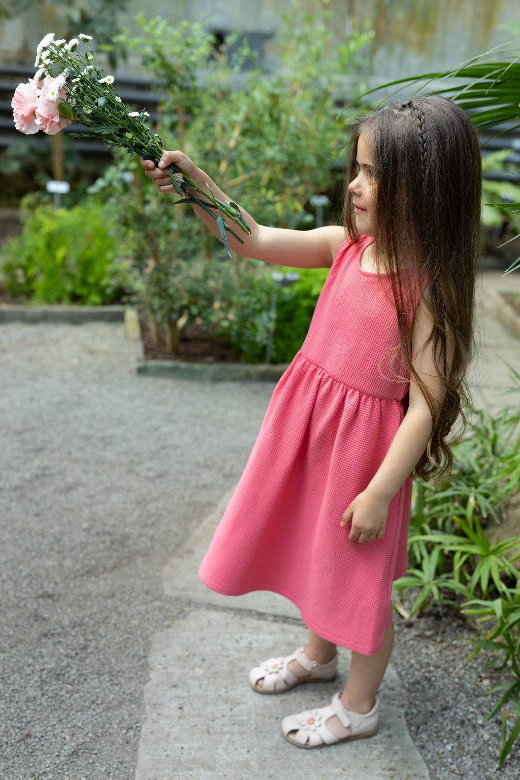 nachhaltiges Mädchenkleid Sommer