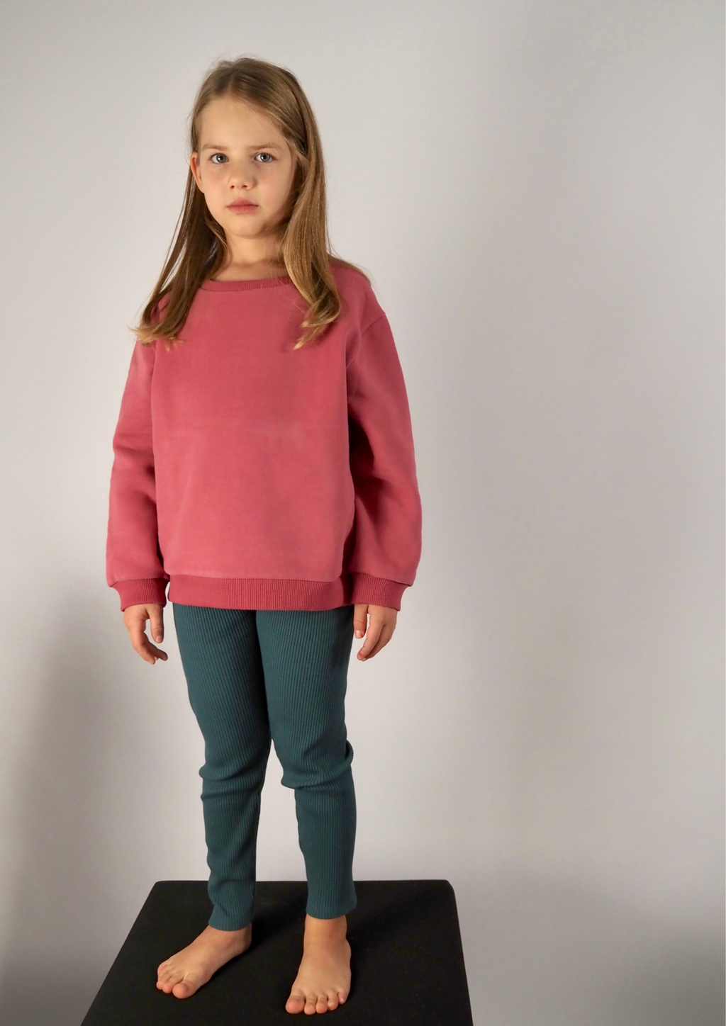 nachhaltige Kinder Leggins Bio-Baumwolle Grün