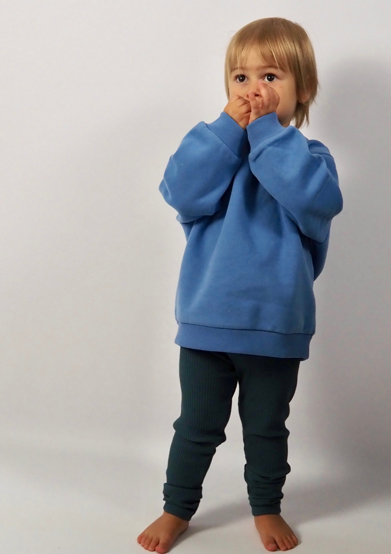 nachhaltigerKinder Sweater Blau Bio-Baumwolle