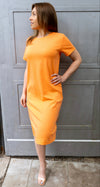 T-Shirt Kleid Nektarine BIO-Baumwolle