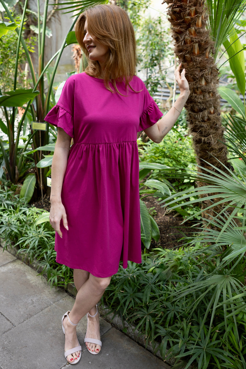 Ruffle Kleid Azalea BIO-Baumwolle