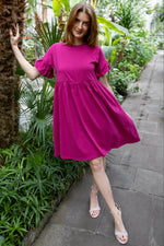Ruffle Kleid Azalea BIO-Baumwolle