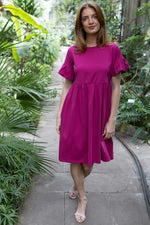 Ruffle Kleid Azalea BIO-Baumwolle