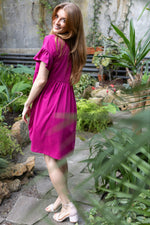 Ruffle Kleid Azalea BIO-Baumwolle