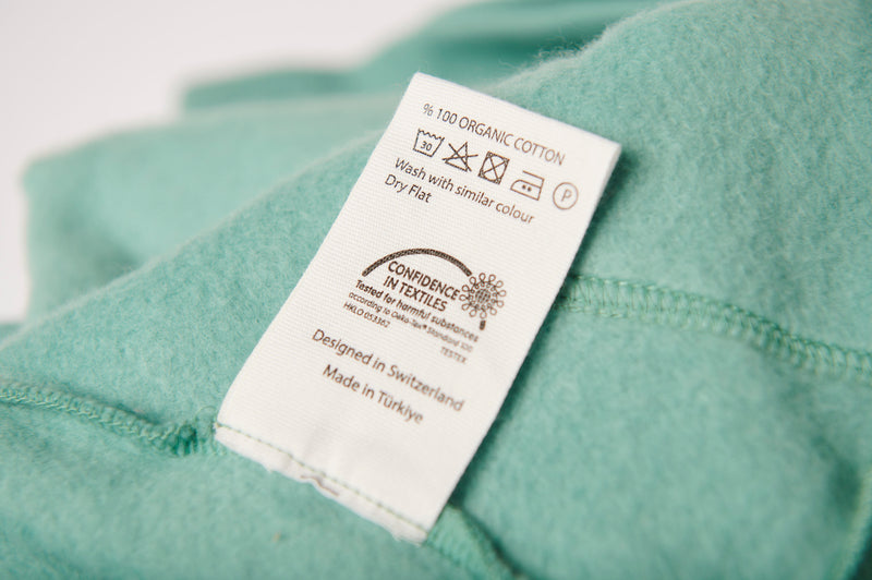 Unisex hoodie green organic cotton 