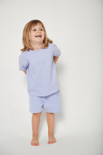 Kids T-shirt lilac organic cotton