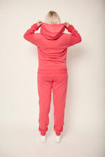 Unisex Hoodie Pink ORGANIC cotton