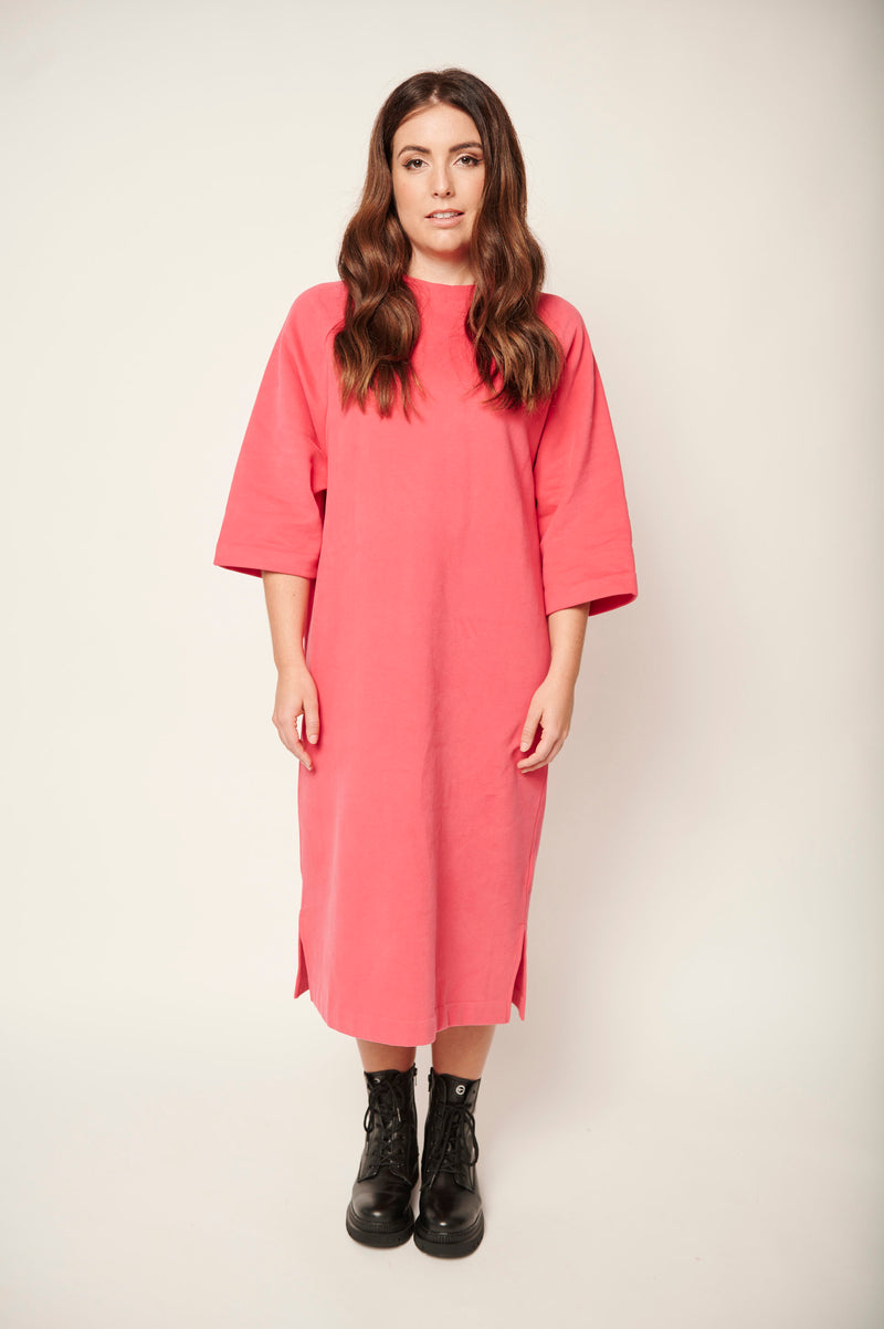 Oversized Kleid Pink BIO-Baumwolle