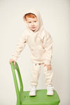 Kids pants beige organic cotton 