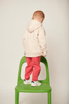 Kids pants pink organic cotton 