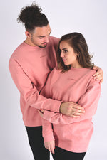 Partnerlook Couple Outfit unisex Pullover oversize Sweater Bio -Baumwolle