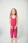 Kinder Overall nachhaltige Mode tencel pink