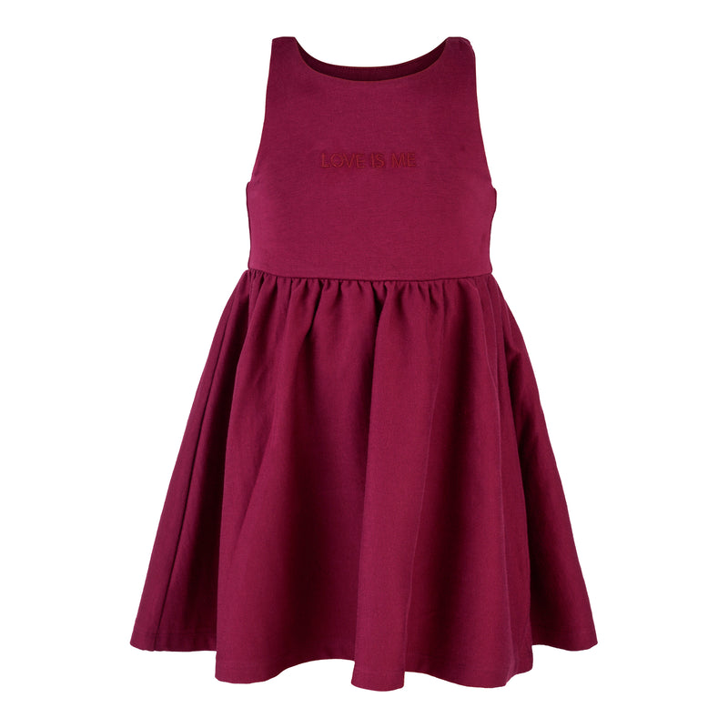 Mädchen Sommerkleid berry Bio-Baumwolle nachhaltige Mode